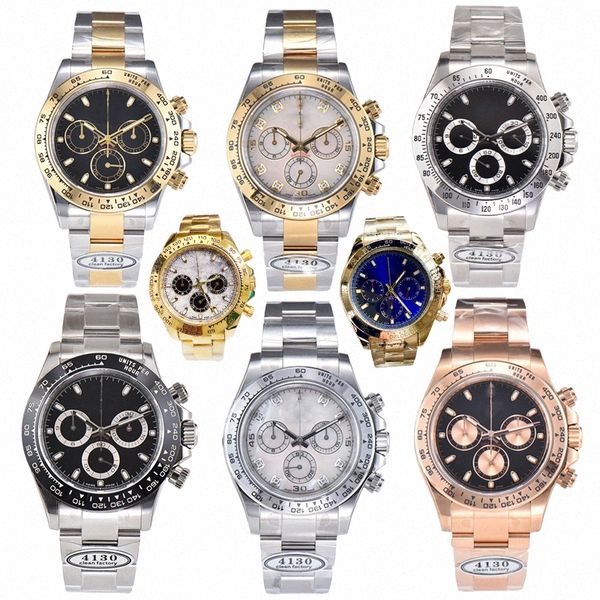 

designer watch automatic mechanical watches sapphire glass 40mm stainless steel sky blue dial solid clasp montre de luxe super luminous wate, Slivery;brown