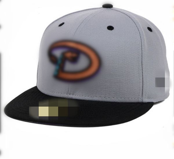 

men fashion hip hop snapback hats arizona flat peak full size closed caps all team fitted hats in size 7- 8 h23-6.3, Blue;gray