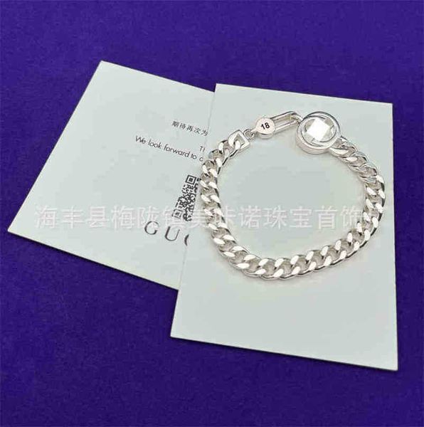 

designer jewelry bracelet necklace ring interlocking cuban hip hop sterling male female couple braceletnew jewellery, Black