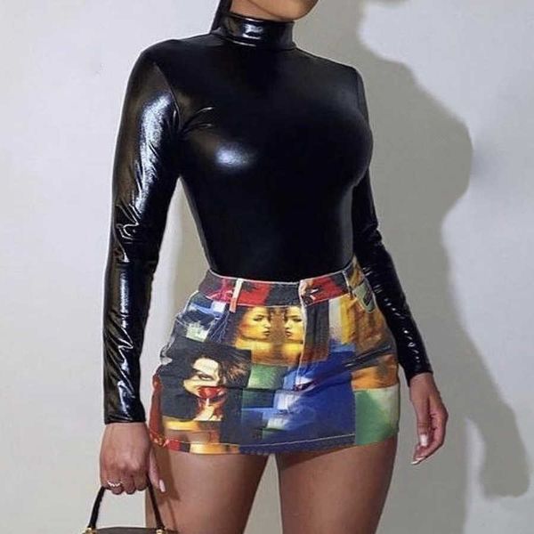 

new arrivals pencil wrapped skirt low waist botton womens skirttyia, Black