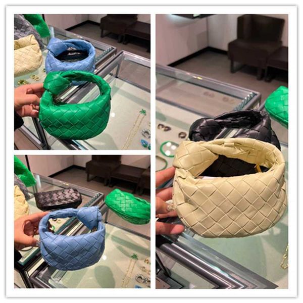 

woven jodie handbag bottegas underarm bag women's bag mini knitted mini knot handheld bag venetas dumpling bags zc