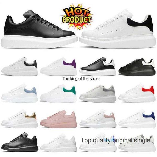 

og designer sneakers mc queens alexander casual shoes chaussures luxury men women platform shoe black suede triple white mens wo238z