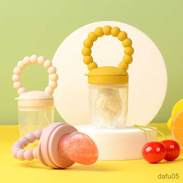

pacifiers# baby pacifier fruit feeder baby silicone mesh bag pacifier food-grade fruit and vegetable feeder nursing toddler teething toys