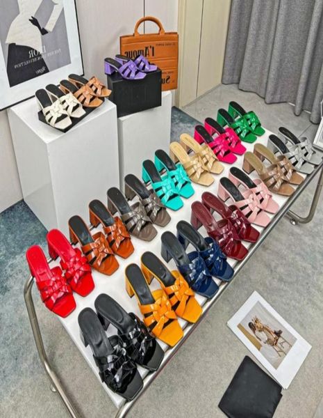 

fashion sandals summer women039s high heels 55cm high heels summer sandals and slippers shoes patent leather party wo7356328, Black