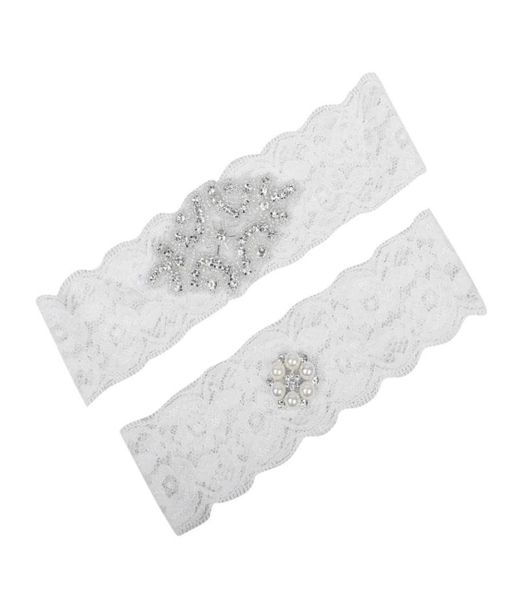 

real picture pearls crystals bridal garters for bride lace wedding garters handmade white ivory wedding leg garters in stock7830786