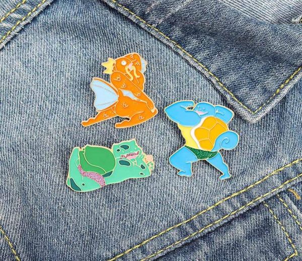 

tortoise dinosaur anime enamel pin lovely brooches cloth package decoration badge cartoon animal jewelry gift for children7623728, Gray