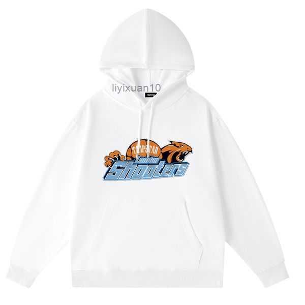 

trapstar men's and women's sweater classic letter fashion clothing brand luxury pure cotton simple street hip-hop hoodie dm733 1 x, Black