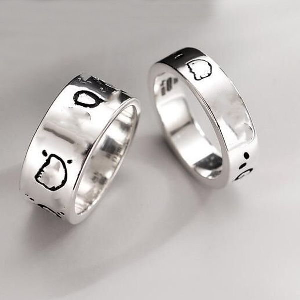 

fashion luxury rings men's women's ghost designer rings jewelry silver rings women's designer rings engagement rings women&#0