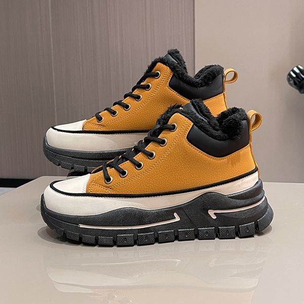 

new cotton shoes casual sneakers women warm winter non-slip snow boots women 2022 fashion outdoor sports shoes, Black