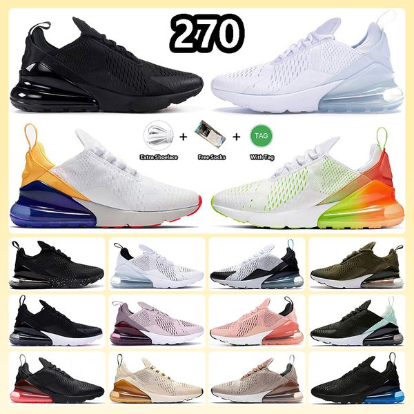 

designer 270 running shoes triple black dot triple white anthracite light orewood brown barely rose filipino summer gradients 270s outdoor s