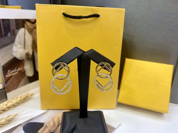 

pendant designer earrings earrings grand brand women's earrings suitable for wedding party jewelry, Golden;silver