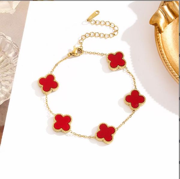 

fashion pendant necklace 4/four leaf clover designer jewelry gold plated for women chain necklaces wedding gift, Golden;silver