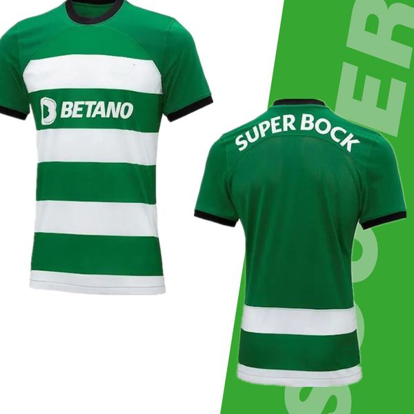 

sporting cp 23 24 lisboa soccer jerseys home blue lisbon special jovane sarabia vietto 2023 2024 maillot jersey sporting clube de football s, Black;yellow
