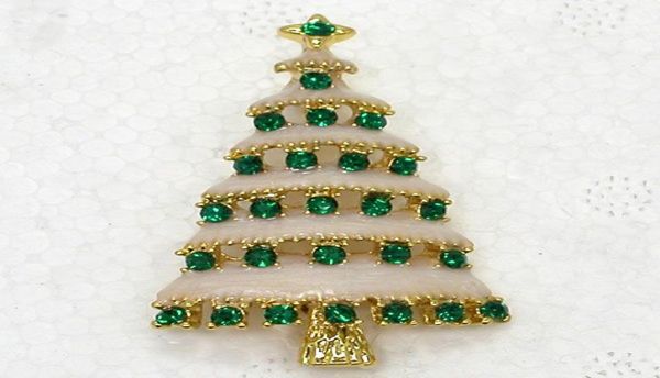 

whole christmas tree enamel rhinestone pin brooches c10182003506200, Gray