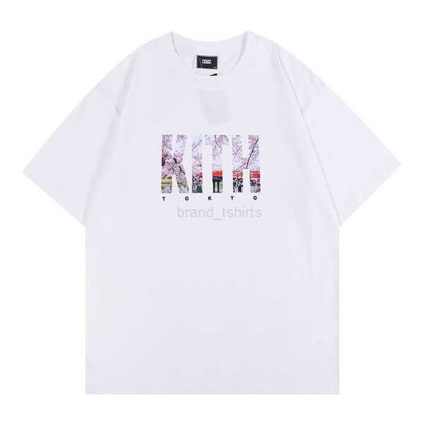 

mens designer t shirt kith t shirt women oversized t shirt summer letter printed lettering 100% cotton fashion man t-shirt kith short sleeve, White;black