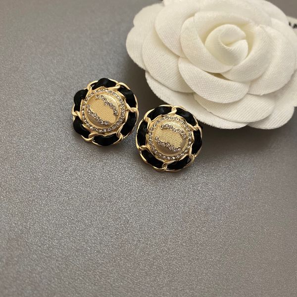 

luxury brand ear studs earrings leather designer jewelry charm women stud earrings fashion gold letter hoop earrings classic design brand je, Golden;silver