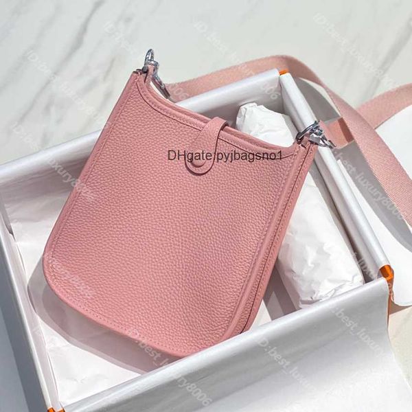 

10a luxury brand original craft shoulder bag h designer bag fashion evelyn mini clutch handbag original leather with a full set of premium g