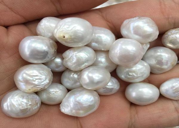 

1113mm baroque natural pearl naked beads white gray natural freshwater pearl beads4477519