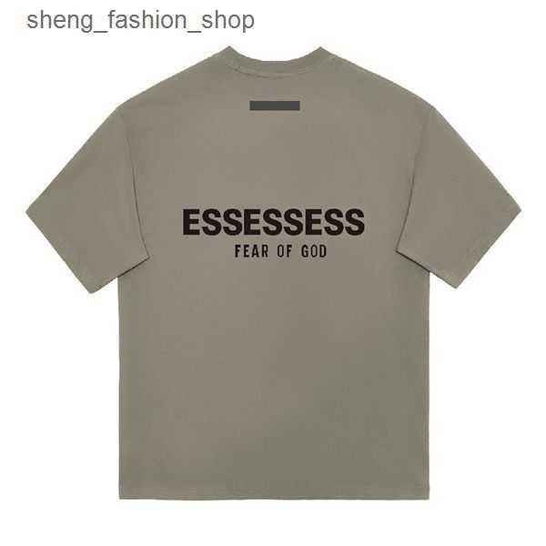 

designer shirts essent t shirt street casual essentail tshirt loose men women summer luxury shorts essen tshirts chest print tees essentiel, White;black
