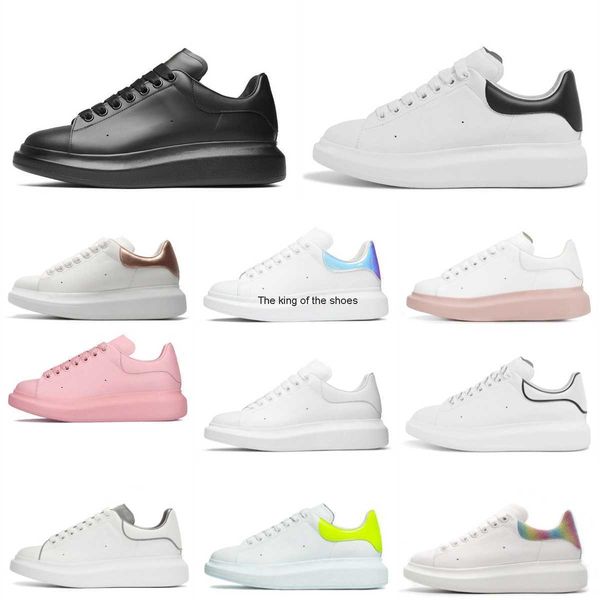 

designers oversized sports shoes flats lace up platform increased alexanders mc queens mcqueens white black leather velvet espadrilles train