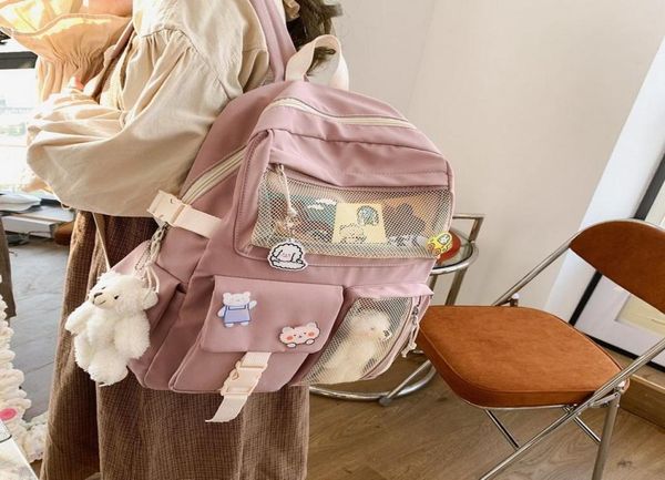 

backpack dropship kawaii nylon women fashion waterproof rucksack for teen girls school bag cute student bookbag travel mochila9910790