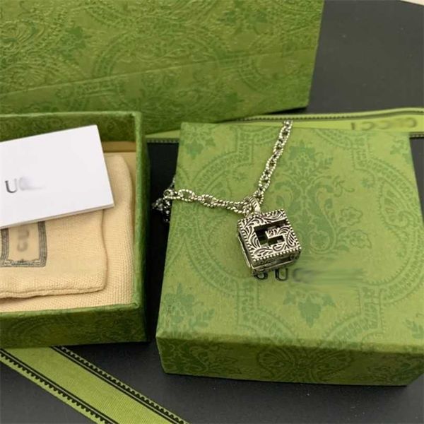 

new 2023 designer jewelry bracelet ring style of bronze plated fried dough twist chain necklace couple, Silver