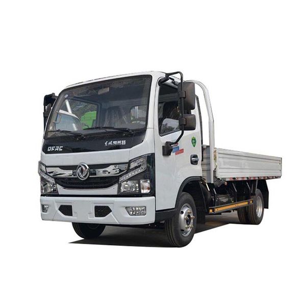 

dongfeng single row cabin 3 seat capacity 6 wheeler a/c abs diesel euro 4 self loader mini cargo lorry trucks transport vehicle