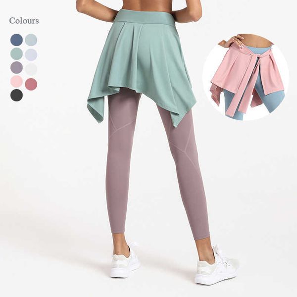 

women casual dresses multipurpose outdoor workout yoga wrap sarong waist hip safety cover up slim ballet dance skirtspn, Black