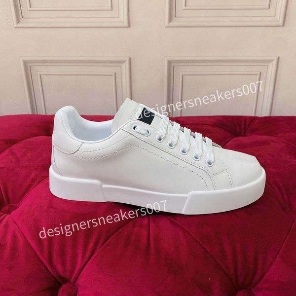 

2023new designer mans woman shoe leather lace up men fashion platform oversized sneakers white black mens womens luxury casual shoes