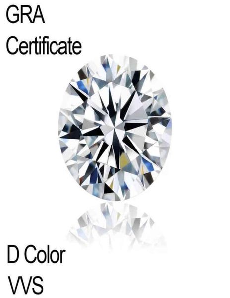 

016 carat d color loose stone round heart and arrows excellent cut vvs clarity moissanite for diy engagement ring273h5304506, Black