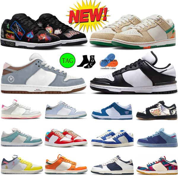 

twist panda running shoes designer mens sb low x born x raised sneakers women trainers new style of jarritos rammellzee parra florida a&m hu, Black