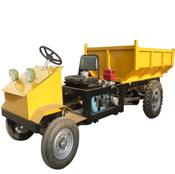 

hydraulic mini cargo dumper 4 wheel electric/diesel mining dump truck