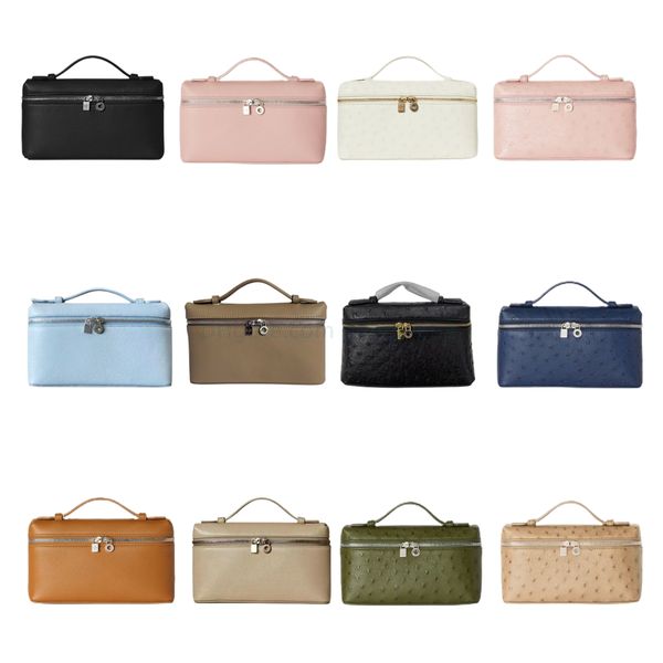 

fashion original cosmetic bags purses designers women cowhide ostrich skin hand cultch bags wallets luxurys multifunctional shoulder bags ha