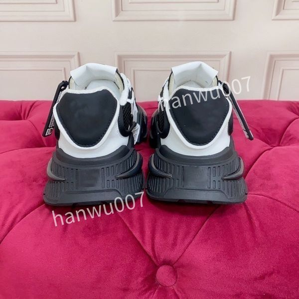 

new women designer shoes lace low high sneakers casual womens shoe sports breathable flexible soft comfortable real leather woman trainers20, Black