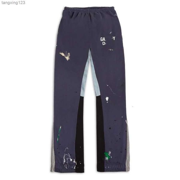 

men's pants galleries dept designer sweatpants sports painted flare pant, Black