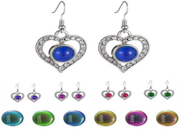 

mood earring tracker thermochromic drop earrings temperature sensing earrings8726962, Golden