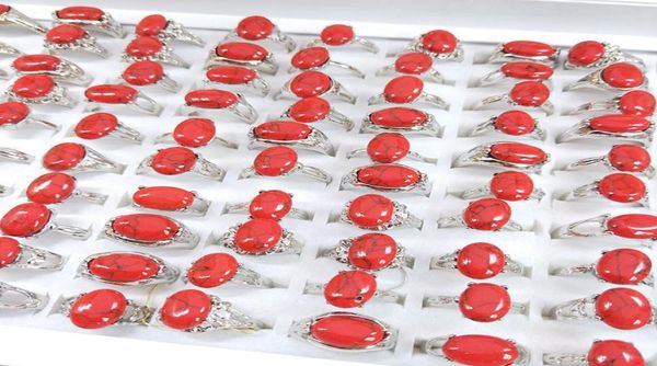 

solitaire jewelrywhole 50pcs mix styles colorful turquoise stone rings for women ladies fashion jewelry ring brand drop delive3092037, Golden;silver