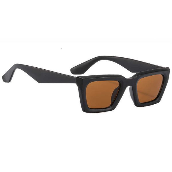 

fashion sunglasses for women mens designer luxury summer outdoor new trend square personalized ins flat mirror small frame glasses, White;black