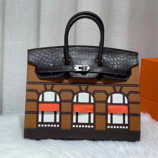 

totes birkins h family bags designer handmade 2023 family palm with crocodile house women'sqq qq
