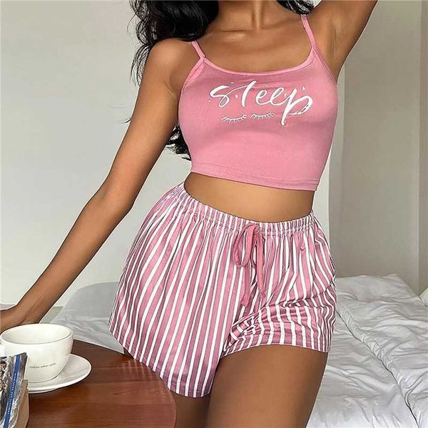 

pyjamas women pajamas set pijama nightie sleepwear home clothes and shorts summer pajamas set home clothes sleepwear j230601, Red;black