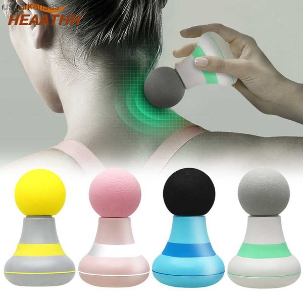 

mini handheld massage gun deep tissue electric muscle percussion device massage machine for travel home daily relax l230523
