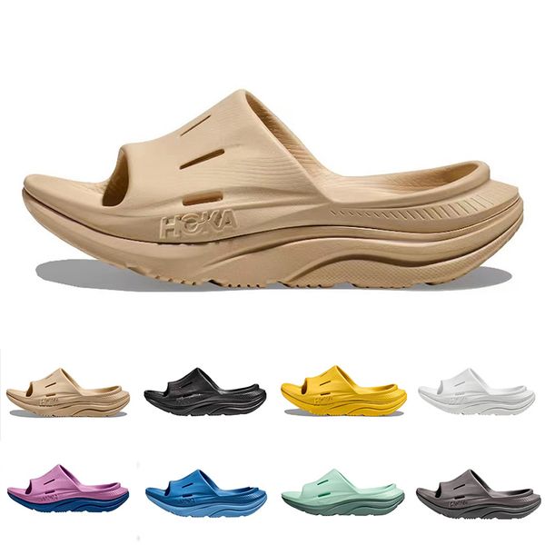 

hoka one one orda recovery sandals shopping mens womens blue green grey black whiite slipper outdoot beach designer slipper sports 36-46