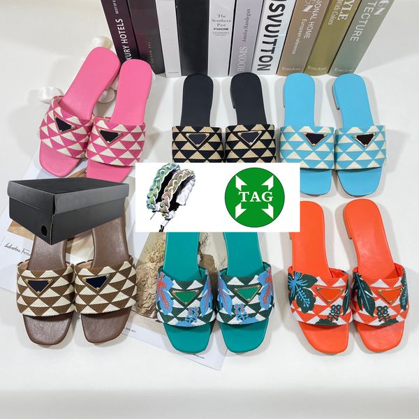 

wholesale designer sandals pantoufle platform fashion romansatin slide leather casual comfort luxurious black outdoor cross with box womens