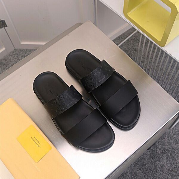 

18model 2023 new designer platform soft eva slippers men fashion flip flops house shoes bathroom non-slip slides indoor outdoor sandals, Black