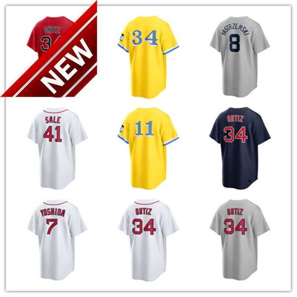 

boston red custom sox jersey 7 masataka yoshida 8 carl yastrzemski 41 chris sale 28 martinez 45 pedro martinez 10 trevor story 57 joely rodr, Blue;black