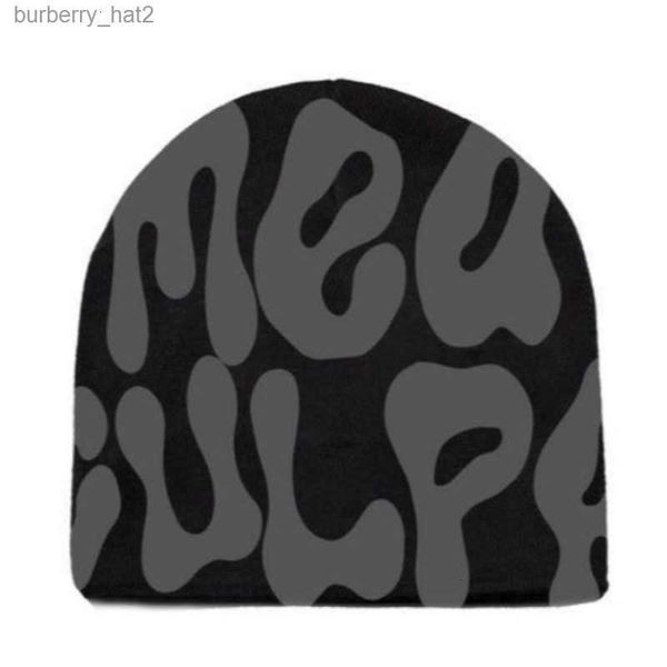 

beanieskull caps knitting men women paragraph quality beanie y2k warm fashion hundred take ins net red design sense niche cold 230321, Blue;gray