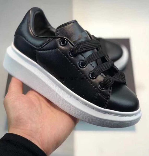 

sneake alexander mqueenly mcqeens toddler kids designer oversized casual shoes white black leather luxury suede espadrilles trainers flats l