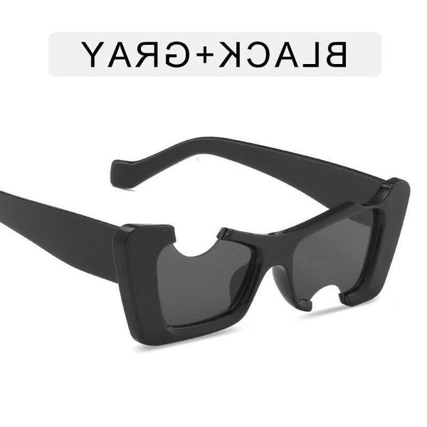 

w sunglasses off luxury offs fashion white sunglasses for women designer summer outdoor cat's eye notch new personalized troubled show, White;black