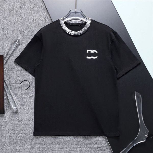 

fashion t shirt men women designers t-shirts tees apparel man s casual chest letter shirt luxury clothing street shorts sleeve clothes asia, White;black