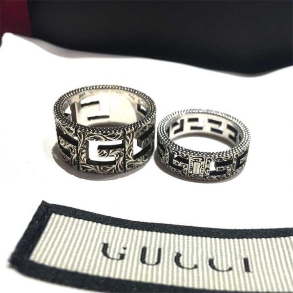 

50% off designer jewelry bracelet necklace ring hih rin male female couple pair square wide narrow tan grass great wall pattern, Silver